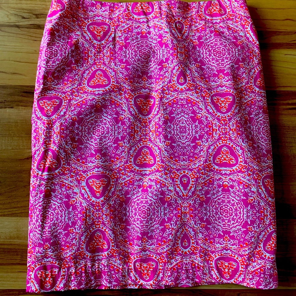 Lord and Taylor skirt 8P. Orange and magenta